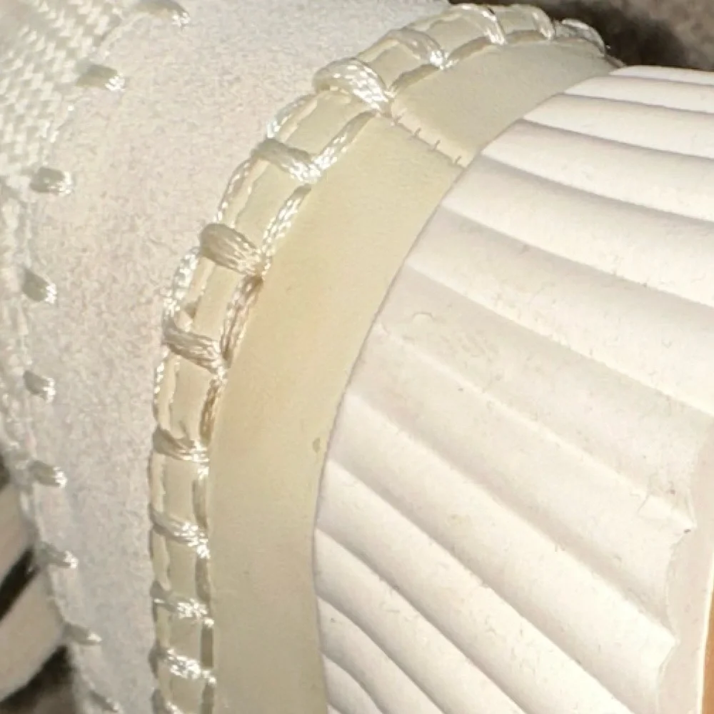 Platform Knit Lace-Up Sneaker - Cream - Picture 7 of 8